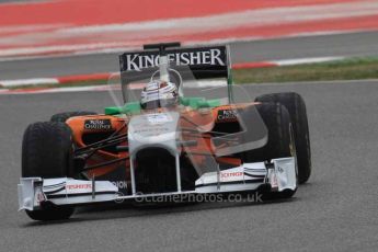 © Octane Photographic 2011. Formula 1 testing Sunday 20th February 2011 Circuit de Catalunya. Force India VJM04 - Adrian Sutil. Digital ref : 0010LW7D3584