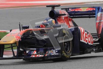 © Octane Photographic 2011. Formula 1 testing Sunday 20th February 2011 Circuit de Catalunya. Toro Rosso STR6 - Daniel Ricciardo. Digital ref : 0010LW7D3658