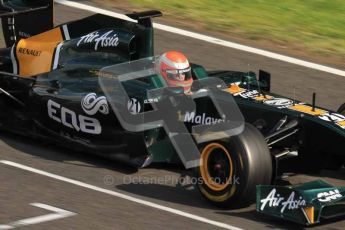 © Octane Photographic 2011. Formula 1 testing Sunday 20th February 2011 Circuit de Catalunya. Lotus T124 - Jarno Trulli. Digital ref : 0010LW7D4645