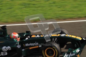 © Octane Photographic 2011. Formula 1 testing Sunday 20th February 2011 Circuit de Catalunya. Lotus T124 - Jarno Trulli. Digital ref : 0010LW7D4671