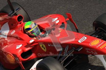 © Octane Photographic 2011. Formula 1 testing Sunday 20th February 2011 Circuit de Catalunya. Ferrari 150° Italia - Felipe Massa. Digital ref : 0010LW7D4838