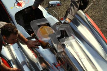 © Octane Photographic 2011. Formula 1 testing Sunday 20th February 2011 Circuit de Catalunya. McLaren MP4/26 - Lewis Hamilton. Digital ref : 0010LW7D4860