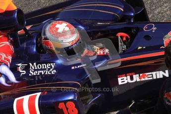 © Octane Photographic 2011. Formula 1 testing Sunday 20th February 2011 Circuit de Catalunya. Toro Rosso STR6 - Sebastien Buemi. Digital ref : 0010LW7D4899