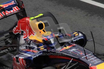 © Octane Photographic 2011. Formula 1 testing Sunday 20th February 2011 Circuit de Catalunya. Red Bull RB7 - Mark Webber. Digital ref : 0010LW7D5028