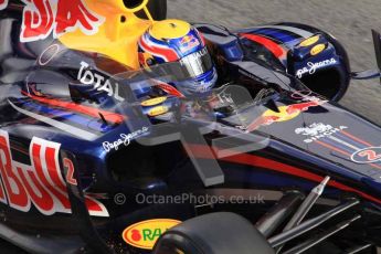 © Octane Photographic 2011. Formula 1 testing Sunday 20th February 2011 Circuit de Catalunya. Red Bull RB7 - Mark Webber. Digital ref : 0010LW7D5050