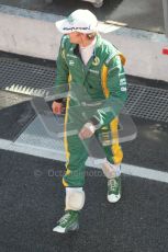 World © Octane Photographic 2010. © Octane Photographic 2011. Formula 1 testing Friday 18th February 2011 Circuit de Catalunya. Lotus - Heikki Kovalainen. Digital ref : 0024CB1D0133