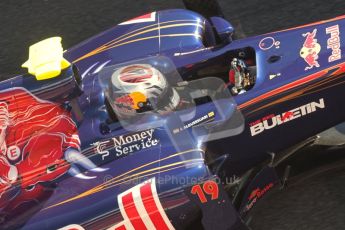 World © Octane Photographic 2010. © Octane Photographic 2011. Formula 1 testing Friday 18th February 2011 Circuit de Catalunya. Toro Rosso STR 6 - Jamie Alguersuari. Digital ref : 0024CB1D0181