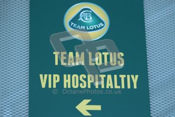 World © Octane Photographic 2010. © Octane Photographic 2011. Formula 1 testing Friday 18th February 2011 Circuit de Catalunya. Lotus hospitality. Digital ref : 0024CB1D0398