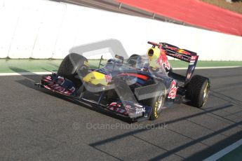 World © Octane Photographic 2010. © Octane Photographic 2011. Formula 1 testing Friday 18th February 2011 Circuit de Catalunya. Red Bull RB7 - Sebastian Vettel. Digital ref : 0024CB1D9849
