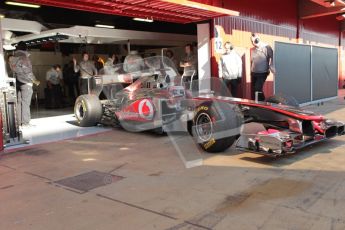 World © Octane Photographic 2010. © Octane Photographic 2011. Formula 1 testing Friday 18th February 2011 Circuit de Catalunya. McLaren MP4/26 - Jenson Button. Digital ref : 0024CB1D9906