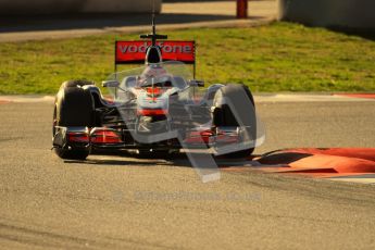 World © Octane Photographic 2010. © Octane Photographic 2011. Formula 1 testing Friday 18th February 2011 Circuit de Catalunya. McLaren MP4/26 - Jenson Button. Digital ref : 0024CB7D0058