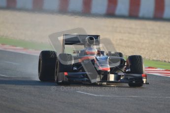World © Octane Photographic 2010. © Octane Photographic 2011. Formula 1 testing Friday 18th February 2011 Circuit de Catalunya. Hispania F110 - Narain Karthikeyan. Digital ref : 0024CB7D9639