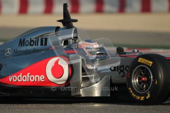 World © Octane Photographic 2010. © Octane Photographic 2011. Formula 1 testing Saturday 19th February 2011 Circuit de Catalunya.  McLaren MP4/26 - Jenson Button. Digital ref : 0025CB1D0034