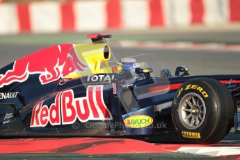World © Octane Photographic 2010. © Octane Photographic 2011. Formula 1 testing Saturday 19th February 2011 Circuit de Catalunya. Red Bull RB7 - Sebastian Vettel. Digital ref : 0025CB1D0056