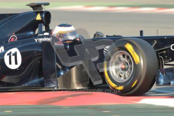 World © Octane Photographic 2010. © Octane Photographic 2011. Formula 1 testing Saturday 19th February 2011 Circuit de Catalunya. Williams FW33 - Rubens Barrichello. Digital ref : 0025CB1D0130