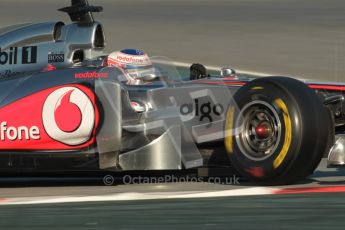 World © Octane Photographic 2010. © Octane Photographic 2011. Formula 1 testing Saturday 19th February 2011 Circuit de Catalunya. McLaren MP4/26 - Jenson Button. Digital ref : 0025CB1D0166