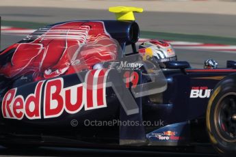 World © Octane Photographic 2010. © Octane Photographic 2011. Formula 1 testing Saturday 19th February 2011 Circuit de Catalunya. Toro Rosso STR6 - Jaime Alguersuari. Digital ref : 0025CB1D0202