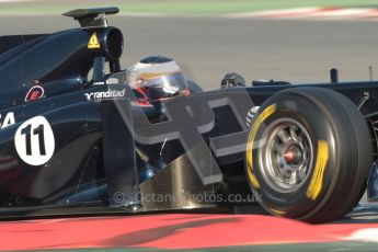 World © Octane Photographic 2010. © Octane Photographic 2011. Formula 1 testing Saturday 19th February 2011 Circuit de Catalunya. Williams FW33 - Rubens Barrichello. Digital ref : 0025CB1D0213