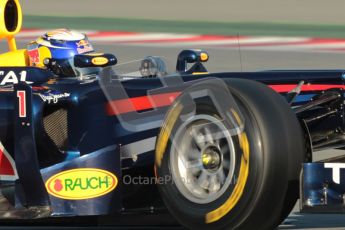 World © Octane Photographic 2010. © Octane Photographic 2011. Formula 1 testing Saturday 19th February 2011 Circuit de Catalunya. Red Bull RB7 - Sebastian Vettel. Digital ref : 0025CB1D0231