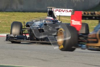 World © Octane Photographic 2010. © Octane Photographic 2011. Formula 1 testing Saturday 19th February 2011 Circuit de Catalunya. Williams FW33 - Rubens Barrichello. Digital ref : 0025CB1D0243