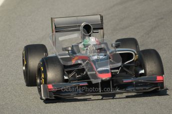 World © Octane Photographic 2010. © Octane Photographic 2011. Formula 1 testing Saturday 19th February 2011 Circuit de Catalunya. Hispania F110 - Vitantonio Liuzzi. Digital ref : 0025CB1D0331