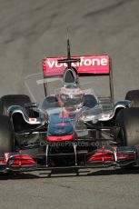 World © Octane Photographic 2010. © Octane Photographic 2011. Formula 1 testing Saturday 19th February 2011 Circuit de Catalunya. McLaren MP4/26 - Jenson Button. Digital ref : 0025CB1D0359