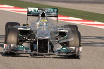 World © Octane Photographic 2010. © Octane Photographic 2011. Formula 1 testing Saturday 19th February 2011 Circuit de Catalunya. Mercedes MGP W02 - Nico Rosberg. Digital ref : 0025CB1D0416