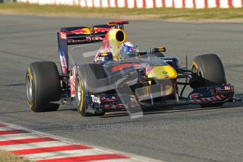 World © Octane Photographic 2010. © Octane Photographic 2011. Formula 1 testing Saturday 19th February 2011 Circuit de Catalunya. Red Bull RB7 - Sebastian Vettel. Digital ref : 0025CB1D0565