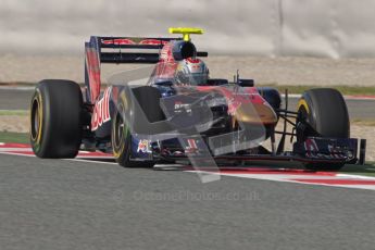 World © Octane Photographic 2010. © Octane Photographic 2011. Formula 1 testing Saturday 19th February 2011 Circuit de Catalunya. Toro Rosso STR6 - Jaime Alguersuari. Digital ref : 0025CB1D0734