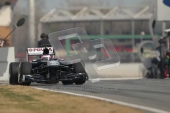 World © Octane Photographic 2010. © Octane Photographic 2011. Formula 1 testing Saturday 19th February 2011 Circuit de Catalunya. Williams FW33 - Rubens Barrichello. Digital ref : 0025CB1D0912