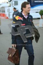 World © Octane Photographic 2010. © Octane Photographic 2011. Formula 1 testing Saturday 19th February 2011 Circuit de Catalunya. Red Bull Racing - Christian Horner. Digital ref : 0025CB5D0003