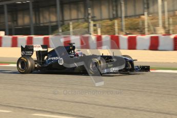 World © Octane Photographic 2010. © Octane Photographic 2011. Formula 1 testing Saturday 19th February 2011 Circuit de Catalunya. Williams FW33 - Rubens Barrichello. Digital ref : 0025CB5D0056