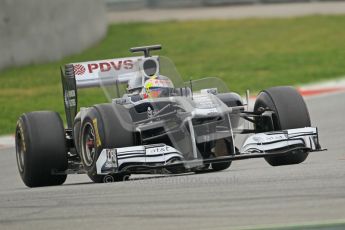 World © Octane Photographic 2011. Formula 1 testing Wednesday 9th March 2011 Circuit de Catalunya. Digital ref : 0020CB1D1537