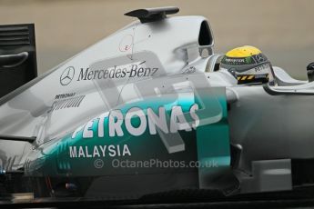 World © Octane Photographic 2011. Formula 1 testing Wednesday 9th March 2011 Circuit de Catalunya. Mercedes MGP W02 - Nico Rosberg. Digital ref : 0020CB1D1539