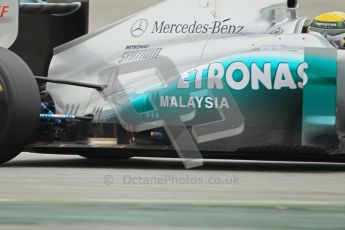 World © Octane Photographic 2011. Formula 1 testing Wednesday 9th March 2011 Circuit de Catalunya. Mercedes MGP W02 - Nico Rosberg. Digital ref : 0020CB1D1592