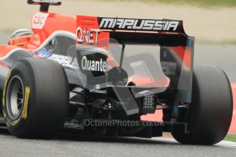 World © Octane Photographic 2011. Formula 1 testing Wednesday 9th March 2011 Circuit de Catalunya. Virgin MVR-02 - Jerome d'Ambrosio. Diffuser. Digital ref : 0020CB1D1838