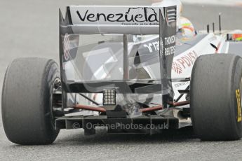 World © Octane Photographic 2011. Formula 1 testing Wednesday 9th March 2011 Circuit de Catalunya. Williams FW33 - Pastor Maldonado. Diffuser. Digital ref : 0020CB1D1897