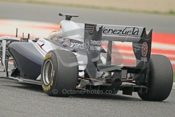 World © Octane Photographic 2011. Formula 1 testing Wednesday 9th March 2011 Circuit de Catalunya. Williams FW33 - Pastor Maldonado. Digital ref : 0020CB1D1901