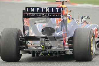 World © Octane Photographic 2011. Formula 1 testing Wednesday 9th March 2011 Circuit de Catalunya. Red Bull RB7 - Sebastian Vettel. Diffuser. Digital ref : 0020CB1D1929