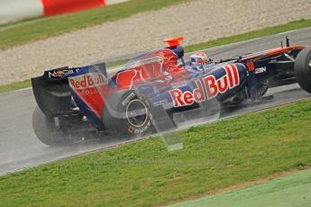 World © Octane Photographic 2011. Formula 1 testing Wednesday 9th March 2011 Circuit de Catalunya. Toro Rosso STR6 - Sebastien Buemi. Digital ref : 0020CB1D2005