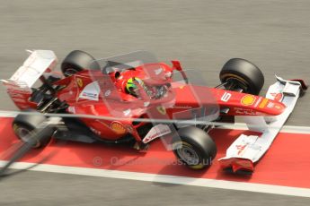 World © Octane Photographic 2011. Formula 1 testing Wednesday 9th March 2011 Circuit de Catalunya. Ferrari 150° Italia - Felipe Massa. Digital ref : 0020CB1D2669