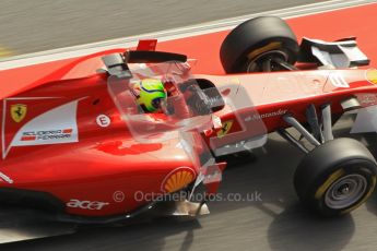 World © Octane Photographic 2011. Formula 1 testing Wednesday 9th March 2011 Circuit de Catalunya. Ferrari 150° Italia - Felipe Massa. Digital ref : 0020CB1D2677