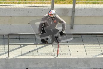 World © Octane Photographic 2011. Formula 1 testing Wednesday 9th March 2011 Circuit de Catalunya. McLaren pit wall. Digital ref : 0020CB1D2699