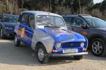 World © Octane Photographic 2011. Formula 1 testing Wednesday 9th March 2011 Circuit de Catalunya. Red Bull Renault4 in the public carpark. Digital ref : 0020CB5D5732