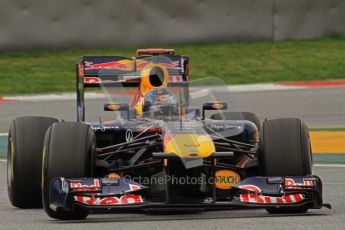 World © Octane Photographic 2011. Formula 1 testing Wednesday 9th March 2011 Circuit de Catalunya. Red Bull RB7 - Sebastian Vettel. Digital ref : 0020LW7D0088