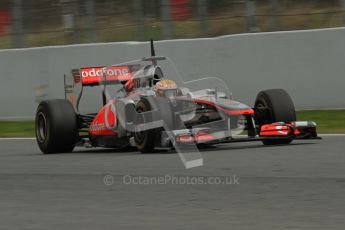 World © Octane Photographic 2011. Formula 1 testing Wednesday 9th March 2011 Circuit de Catalunya. McLaren MP4/16 - Lewis Hamilton. Digital ref : 0020LW7D0272
