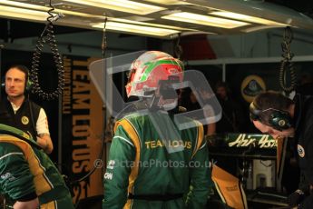 World © Octane Photographic 2011. Formula 1 testing Wednesday 9th March 2011 Circuit de Catalunya. Lotus T124 - Jarno Trulli. Digital ref : 0020LW7D0708