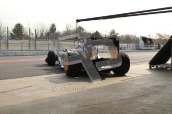 World © Octane Photographic 2011. Formula 1 testing Wednesday 9th March 2011 Circuit de Catalunya. Lotus T124 - Jarno Trulli. Digital ref : 0020LW7D0751