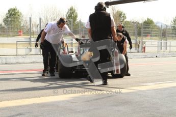 World © Octane Photographic 2011. Formula 1 testing Wednesday 9th March 2011 Circuit de Catalunya. Lotus T124 - Jarno Trulli. Digital ref : 0020LW7D0787