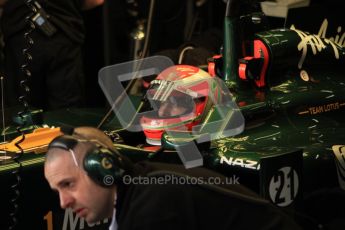 World © Octane Photographic 2011. Formula 1 testing Wednesday 9th March 2011 Circuit de Catalunya. Lotus T124 - Jarno Trulli. Digital ref : 0020LW7D0824